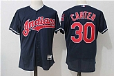 Cleveland Indians #30 Joe Carter Navy Blue Flexbase Jersey,baseball caps,new era cap wholesale,wholesale hats